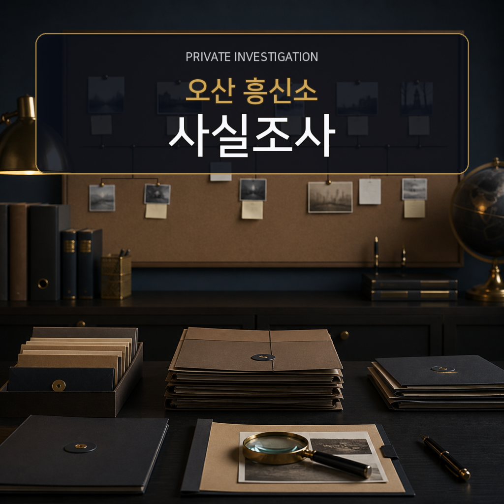 오산 사실관계 조사 전문 흥신소